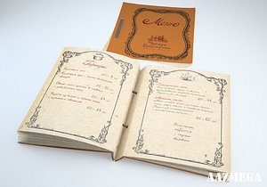 photorealistic menu restaurant 3d model