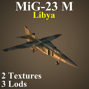 3D model mikoyan liv fighter