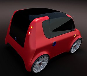 compact car 7 3d model