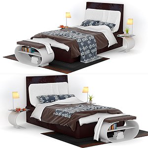 3D double bed