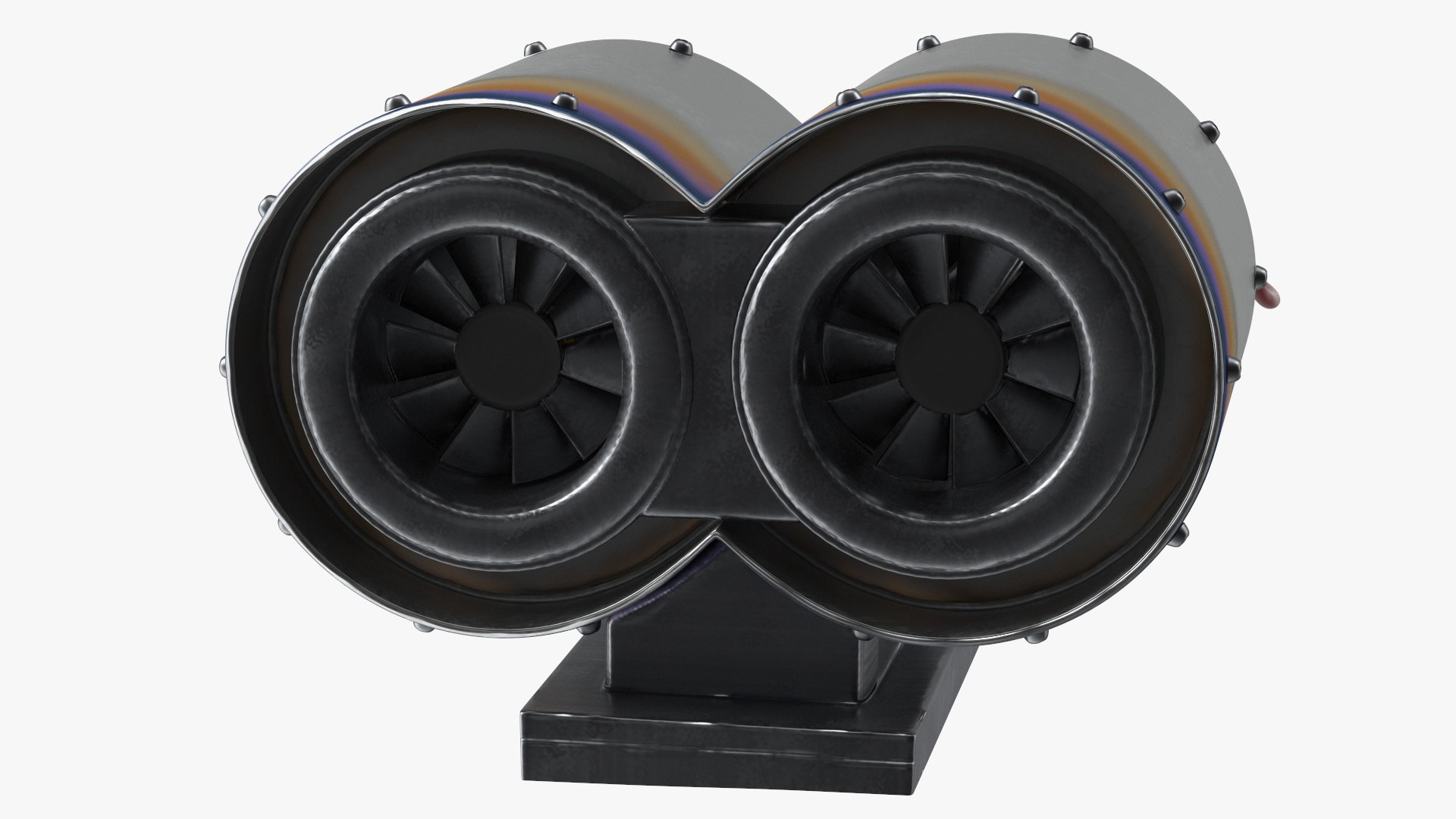 3D Jet Double Engine Model - TurboSquid 1735886