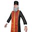 3d orthodox priest