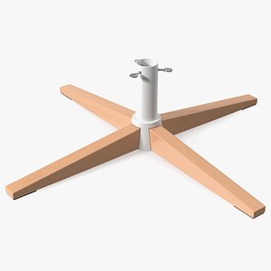 3D Metal and Wood Live Christmas Tree Stand