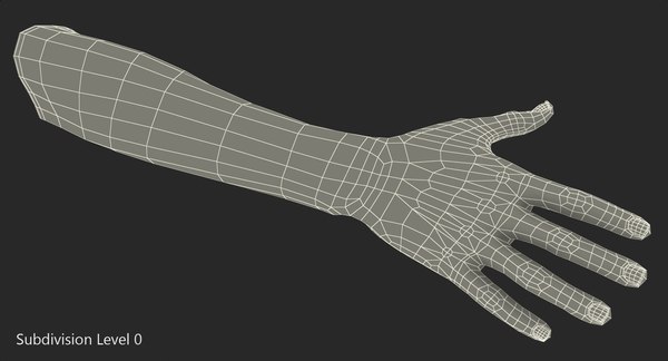 3D african female hand model - TurboSquid 1393888