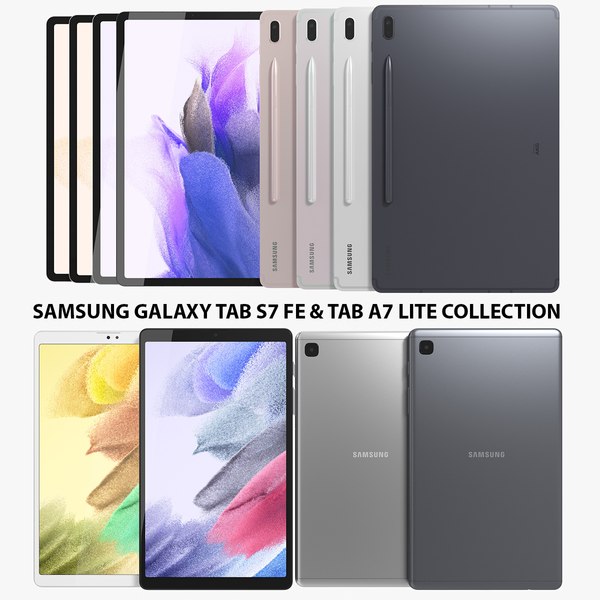 Samsung Galaxy Tab S7 FE and Samsung Galaxy Tab A7 Lite Collection model