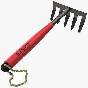 3D Garden Tool Hand Rake model
