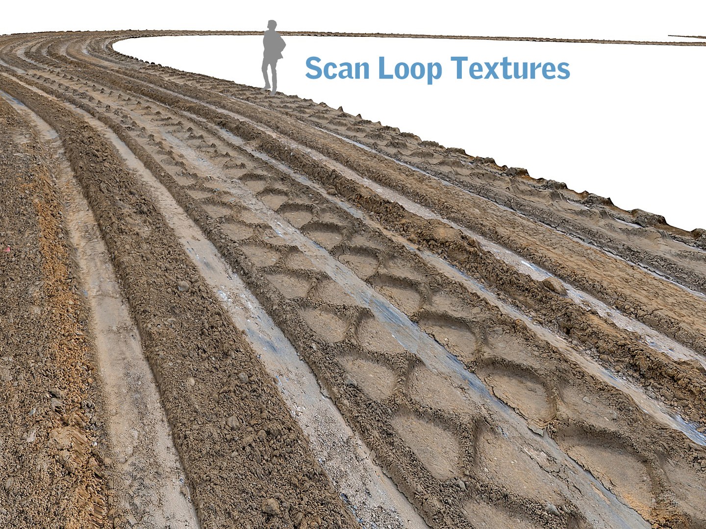 3d Big Track Scan 16k Model