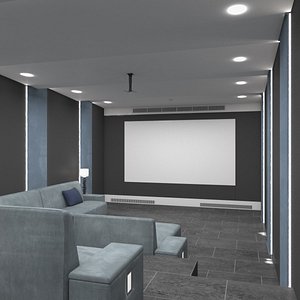 Home Theater Interior model
