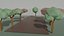 Low-Poly Game Ready Trees 3D model