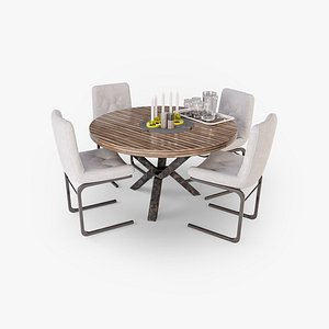 Dining Table Set Round