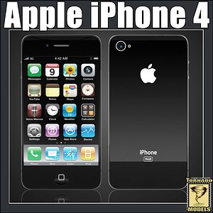 iphone 4 3d model