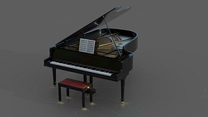 Grand Piano 3D model