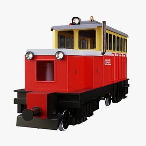 3D railway power plant railroad