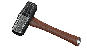 hammer metallic roughness 3D