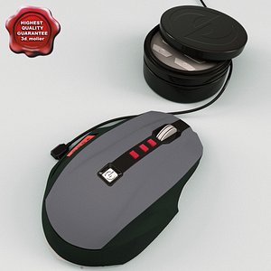 3d model microsoft sidewinder mouse