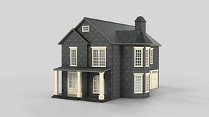 3D Neighborhood House 19T1 model