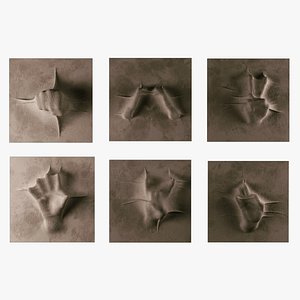 Hands pressing through fabric Relief Pack and Alpha displace textures