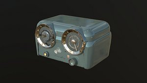 Vintage Radio 3D