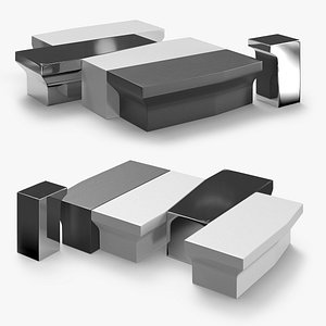 Geometric Coffee Table Modern Minimalist model