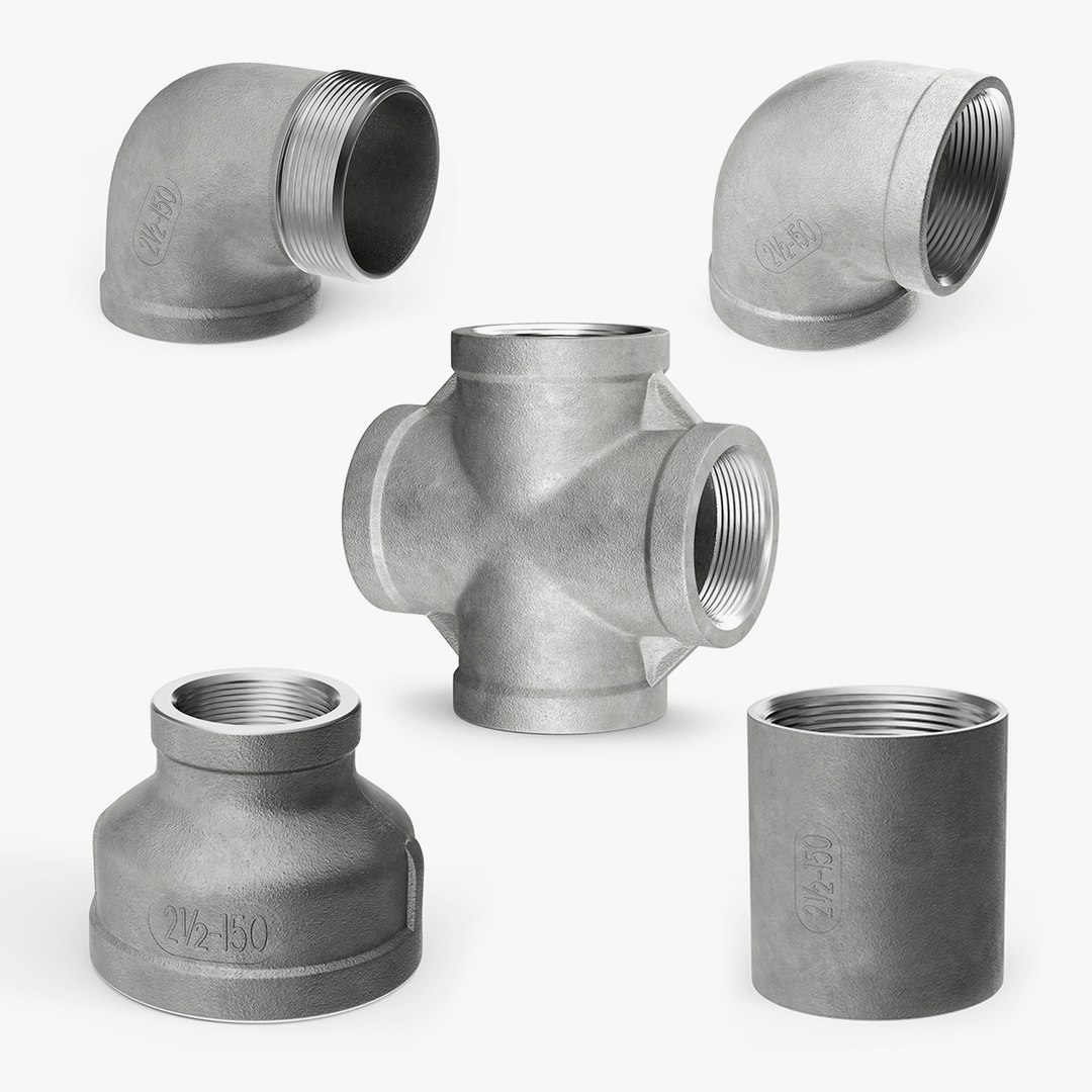 Plumbing Pipes Collection 2 3D model preview