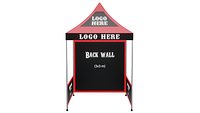 Canopy Tent With Walls Design 3d model