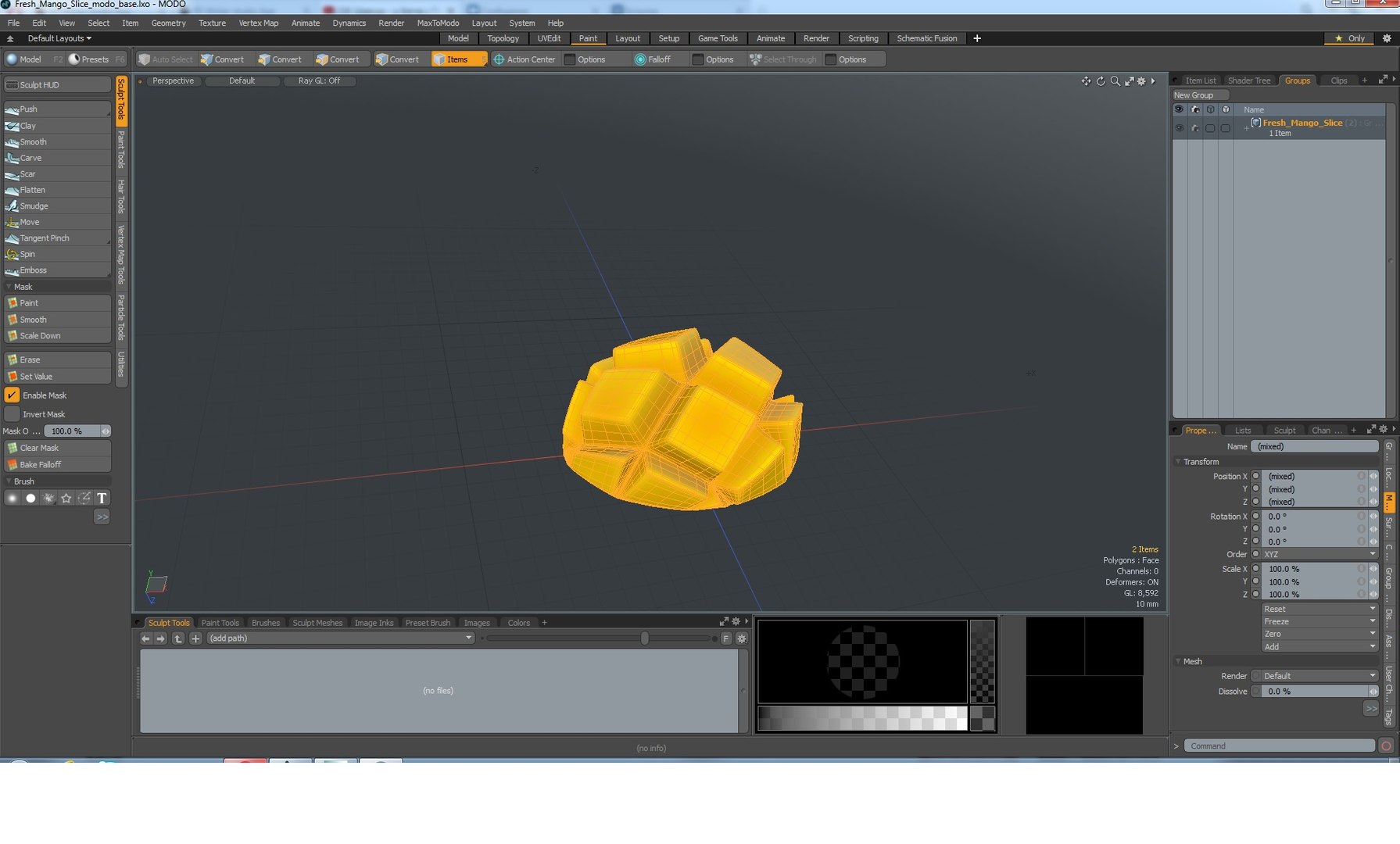 3D fresh mango slice https://p.turbosquid.com/ts-thumb/fK/v3zZDD/V0ZCa8Oh/freshmangoslicevray3dmodel017/jpg/1593512213/1920x1080/fit_q87/9cc1d19e394c6d230a91ce668ad629ed203277f2/freshmangoslicevray3dmodel017.jpg