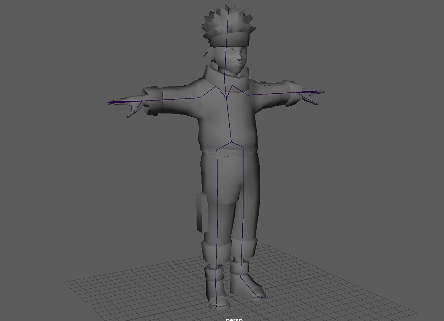Naruto Uzumaki 3D Rig Model 3D - TurboSquid 1742723
