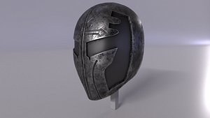 Metal Helmet Low-poly Gameready Realistic PBR model model
