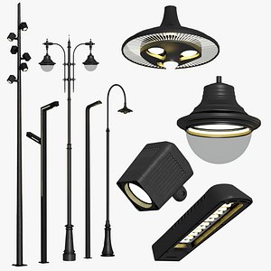 Street lights Archimet set 2