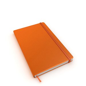moleskine book notebook 3D model