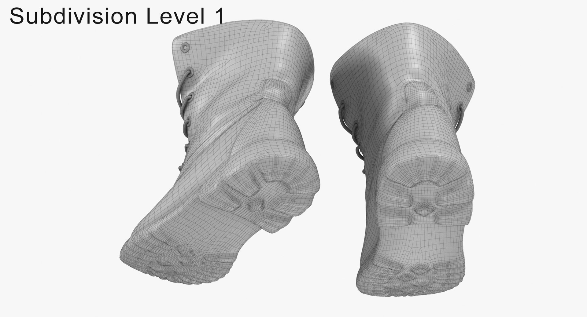 3D Old Suede Boots model - TurboSquid 2064259