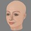 Miranda Otto Kopf – Ohne Haare – Low-Poly-Kopf für Spiele