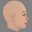 Miranda Otto Kopf – Ohne Haare – Low-Poly-Kopf für Spiele