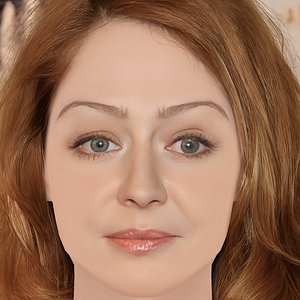 Miranda Otto Head - No Hair - Low poly head for game