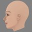 Miranda Otto Kopf – Ohne Haare – Low-Poly-Kopf für Spiele