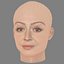 Miranda Otto Kopf – Ohne Haare – Low-Poly-Kopf für Spiele