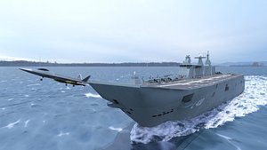 3D TCG Anadolu L400 Turkish Navy
