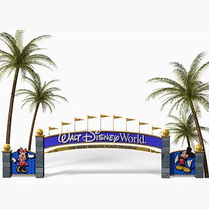 Disney World entrance gate