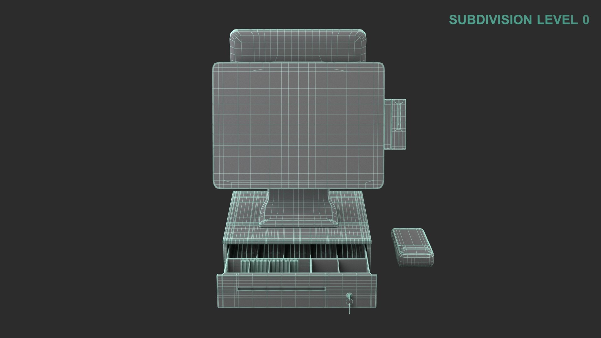 3D POS Terminal - TurboSquid 2178738