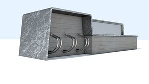 3d model all-in-one bench