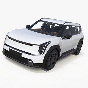 Luxury Electric SUV White model