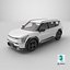 SUV elettrico di lusso bianco