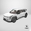SUV elettrico di lusso bianco
