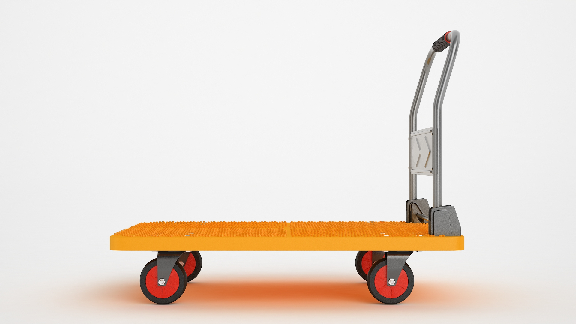 3D Model Platform Truck Push Cart Dolly 02 - TurboSquid 2211492