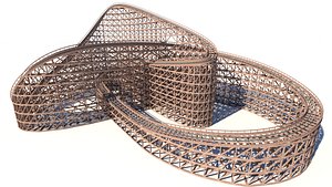 wooden style roller coaster max