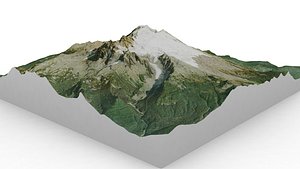 Mount Baker 3D model