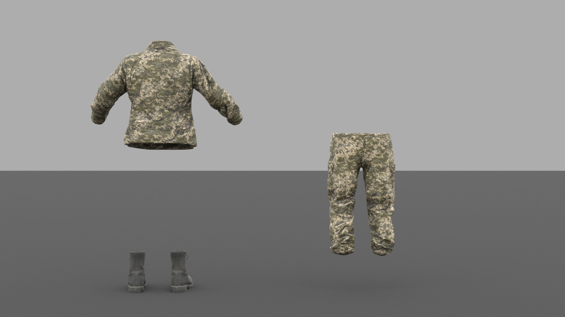 Military Soldier Uniform 3D Model - TurboSquid 2115646