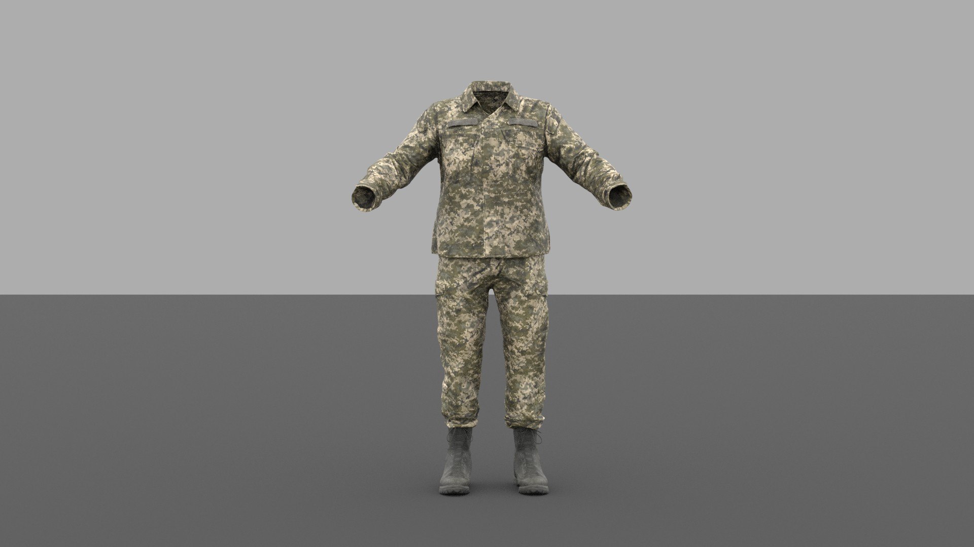 Military Soldier Uniform 3D Model - TurboSquid 2115646