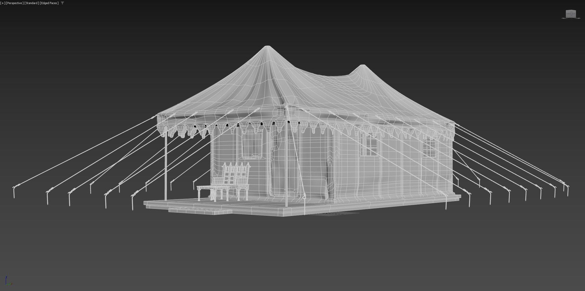 Desert Tent 3D Model - TurboSquid 2102085