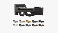 10 Anti-Drone P90 Gun H Collection- SciFi Jamming Weaponry